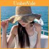 Summer Straw Hat With Wide Brim Breathable Sun Protection For Women