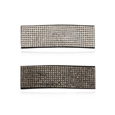 ELLEHAIR Wide Square Cubic Hairpin ELHP016