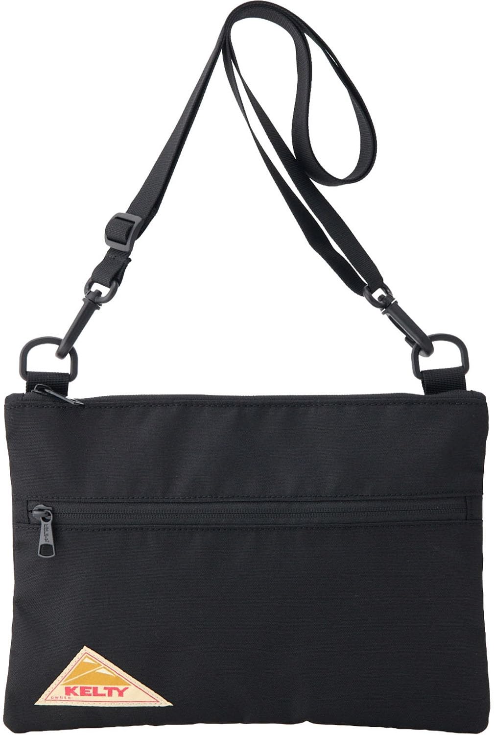 KELTY Outdoor Shoulder Bag ES FLAT POUCH SM 21cm x 29cm x 1cm Black 3259270726 чёрный