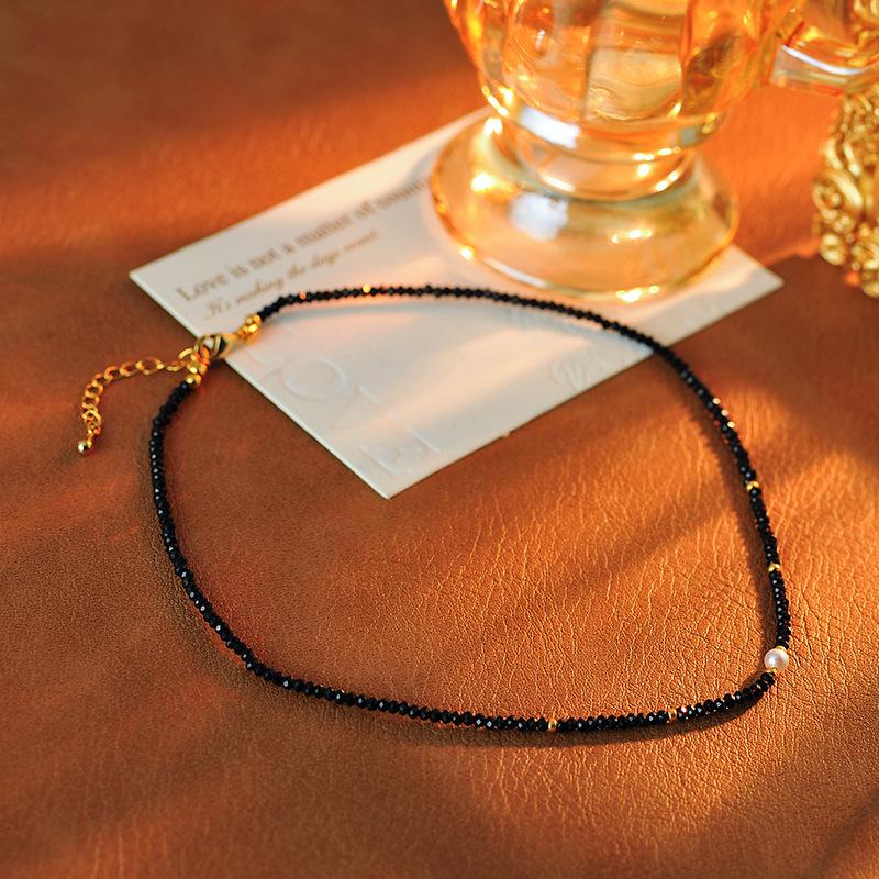 Lapis Lazuli & Freshwater Pearl Layered Necklace with Minority Design for Women