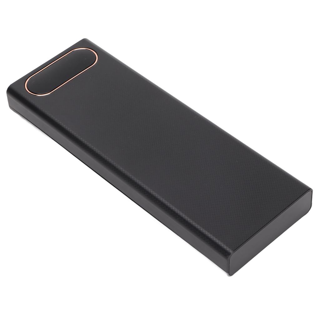 L10 22.5W 10x18650 Welding Free Battery Storage Box LCD Display DIY Power Bank KitBlack