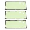 3PCS Phone Back Cover Sticker Plastic Back Cover Plate Adhesive Glue for Samsung Galaxy S22 Ultra 5G S908