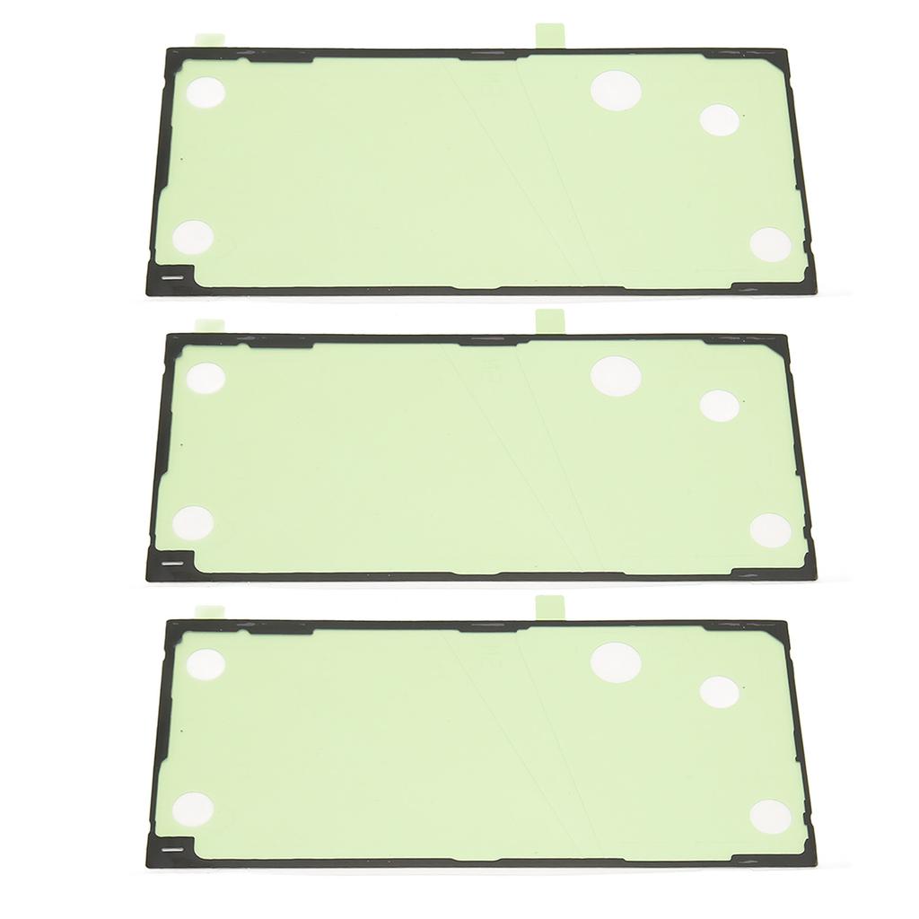 3PCS Phone Back Cover Sticker Plastic Back Cover Plate Adhesive Glue for Samsung Galaxy S22 Ultra 5G S908