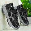 Fashion Men's Black Breathable Hiking Shoes Durable Trail Casual Sneakers Comfortable Versatile Athletic Footwear for Mountain Daily Use