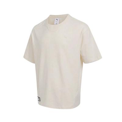 Select Knitted Casual Round Neck Short Sleeve T-Shirt Unisex Tops 631558-87
