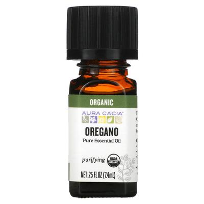 Pure Essential Oil, Organic Oregano, 7.4 Ml (0.25 Fl Oz)