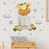Cute Giraffe Bear Elephant Star Switch Sticker Kid Baby Bedroom Decoration Self-adhesive Home Decor Wallpaper Child Wall Decals