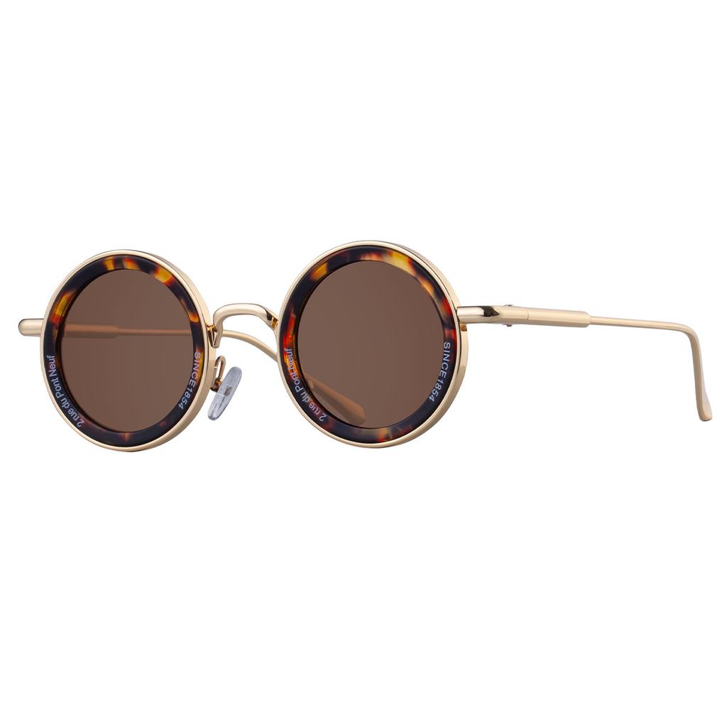 JYL TS Men's Round - Retro Unique Sun-Protective Sunglasses ZS-98317