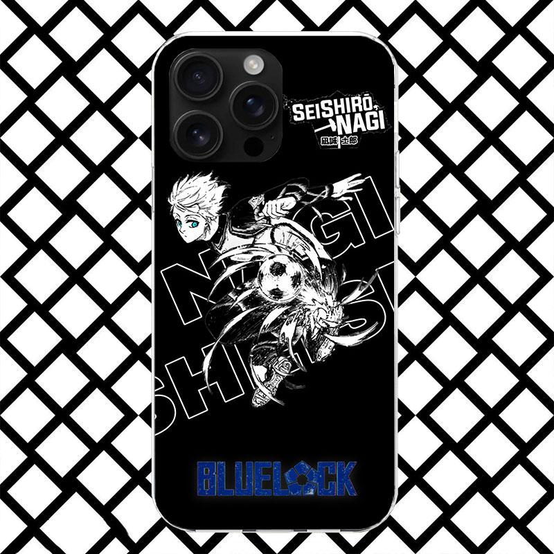 Custodia per Telefono Blue Lock Nagi Seishiro per iPhone 17 Air 16 16E 15 14 Plus 13 Mini 12 11 Pro Max 7 8 + SE 2020 Copertura Morbida Fundas 17