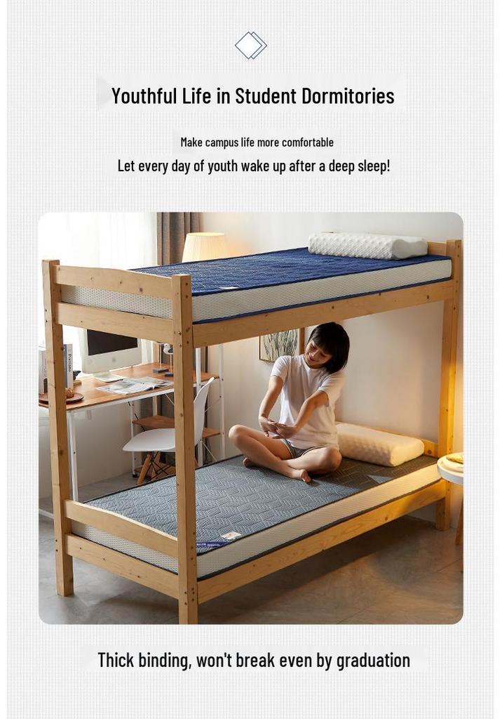 Thickened Foldable Latex Tatami Mattress for Dorms & Rentals - Single & Double Sizes