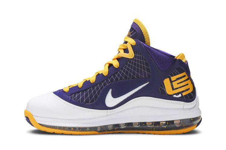 Kids' Sneakers Nike LeBron 7 Media Day (GS) Court Purple/White-Amarillo