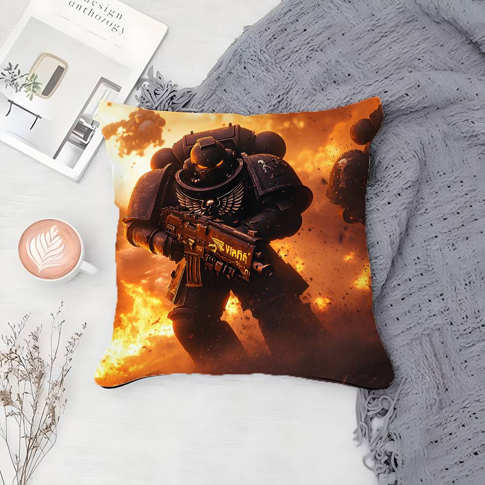 

Космодесантники W-Warhammer 40K-MT Наволочка с принтом Наволочка Гостиная Диван Подушка Чехол Декор Спальни 12x12Inch