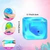 Cute Luminous Animal Taba Squeezing Toy Gifts Sea Creature Whale Cube Squishy Sensory Toys TPR Slow Rebound Stress Relief  Toy