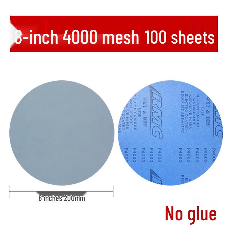 Eagle Brand 8-inch Wet/Dry Metallographic Sanding Disc for Woodworking and Polishing