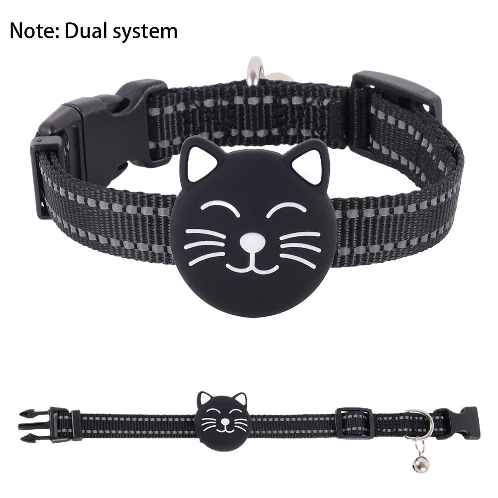 

Pet Smart GPS Trackers Collar Cat Dog Anti-Lost Positioning Device Waterproof Pet Kitten GPS Collar for iOS Google Android чёрный