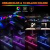 Universal Symphony Car Ambient Lights LED Interior RGB Streamer Atmosphere Lamp USB APP Control Remote for Tesla Model 3 Y S X