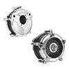 Motorräder Turbine Luftfilter Ansaugfilter Chrom Für Harley Sportster XL Touring Softail Dyna EVO & Twin Cam Fatboy FXDLS