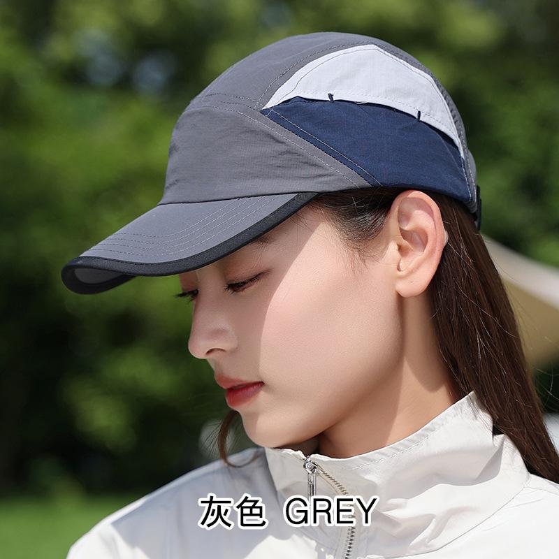 Big head circumference baseball cap Summer sun protection sun hat Women's outdoor cap Big head circumference advanced sense quick-drying baseball cap