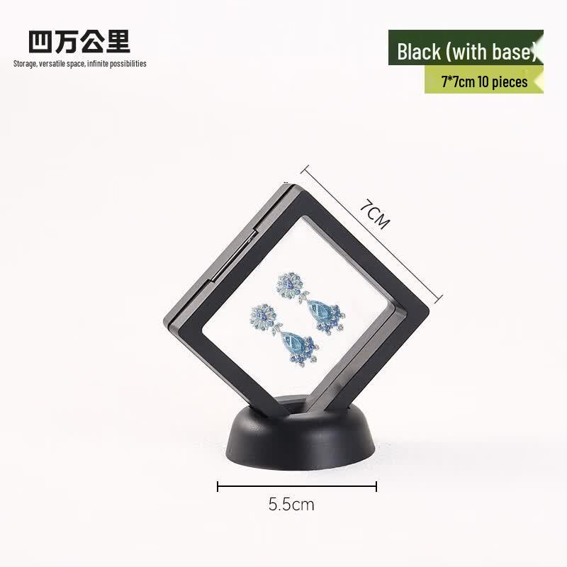 PE Film Suspension Jewelry Display & Storage Box чёрный