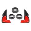 Gear Shift Paddle Air Conditioning Audio Switch Trim Ring Fit For Dodge Charger For Dodge Challenger 2015 Up Interior Accessories