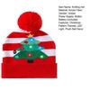 Knitting Hat With Led Lights Santa Claus Deer Christmas Tree