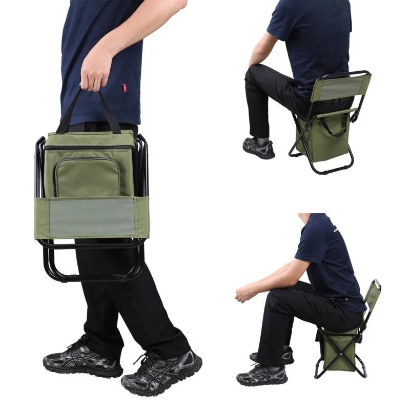 Portable Folding Fishing Chair Outdoor Camping Chairs Beach Picnic Chair for Camping Fishing Hunting Travel Seat Tools.