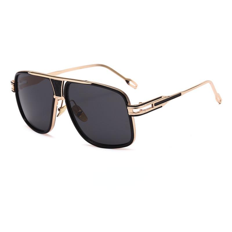Fashion Sun Glasses Outdoor Toad Mirror Double Beam Decoration Glasses Sunglasses for Men