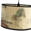 Bamboo Drum Lampshade for Ceiling And Table Use