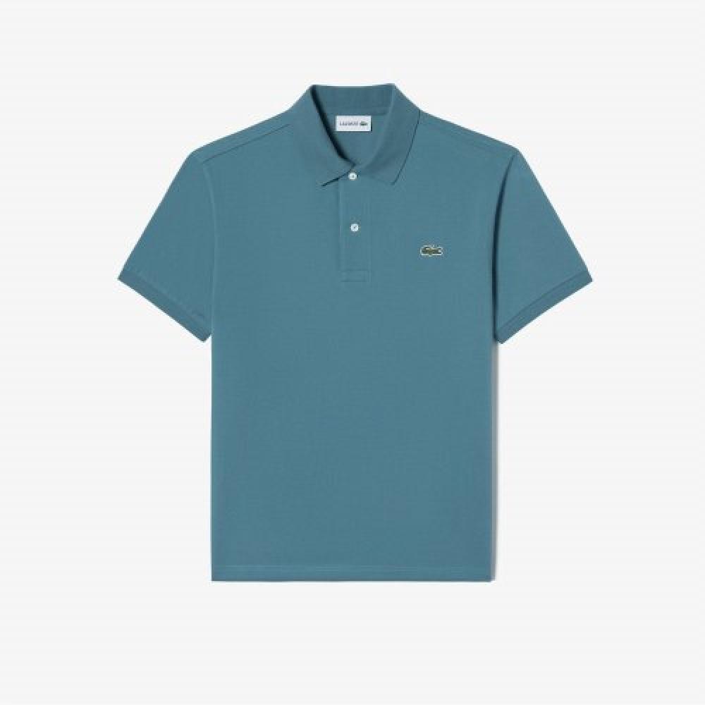 

LACOSTE Мужская рубашка-поло французского стандартного кроя с короткими рукавами [Moss Green]