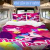 Muse Dash Pattern Bedding,Quilt Set Quilt Cover Pillowcase Home Birthday Gift (1*duvet cover+2*pillowcase,without core)SSJT0917112