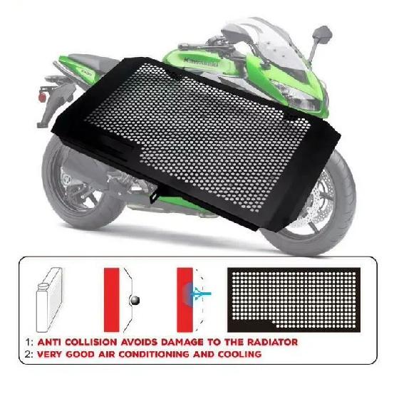Radiator Grille Guard Cover Shield Protective For Kawasaki Z1000SX 2011 2012 2013 2014 2015 2016 2017 2018