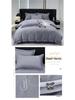 Elegant All-Season High-Thread Count Cotton Satin Twill Embroidery 4-Piece Set
