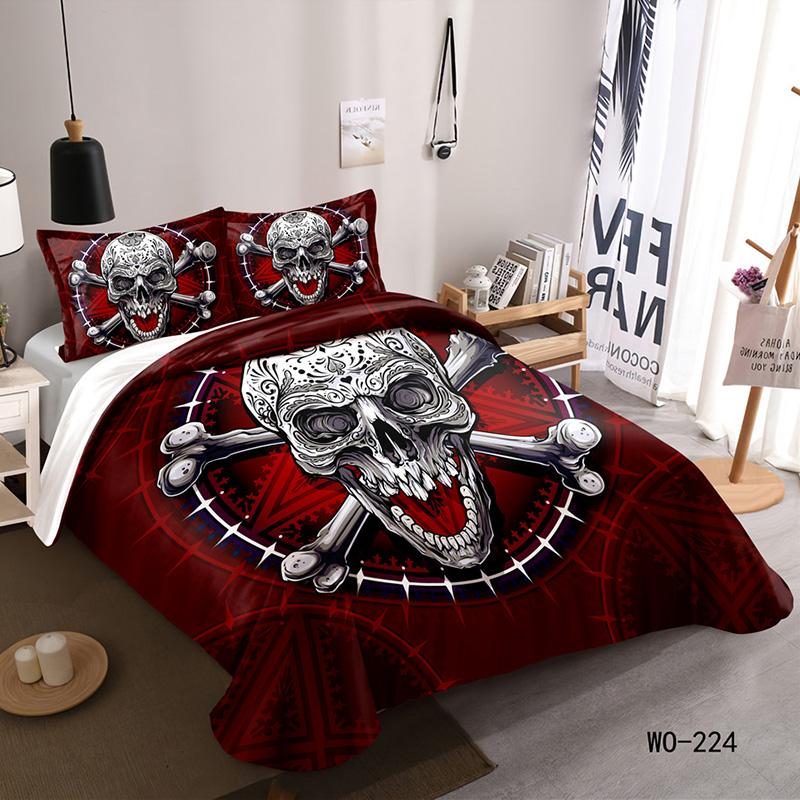 

RunGrape Хэллоуин Пододеяльник Постельное белье Двуспальный Квинсайз Кингсайз 240x220 Скандинавское покрывало 150 Евро Постельное белье Постельные принадлежности 200x200 EU Single 135x200 cm