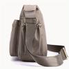 Unisex Neutral Square Shoulder Crossbody Bag, Stylish And Casual, Multi-Layer Messenger Bag [Zipper Direction Random]