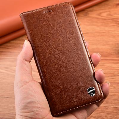 Husă de lux din piele naturală pentru IPhone 17 Pro Max 14 13 12 11 15 16 Pro Max 16 Plus 17 Air 16E 12 13Mini Stil portofel Husă tip flip