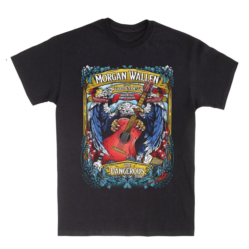 New Rare Morgan Wallen Shirt Collection Singer Men All Size Shirt Unisex T-Shirt L