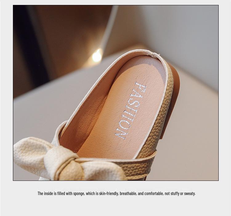 2023 Summer Bow Princess Slippers for Girls - Non-Slip Indoor & Outdoor