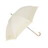 Pluvia 265g and Rain Long Umbrella for Solid Manual 55cm Ultra-lightweight All-weather (Sun Umbrella) Women, Stylish, Color, Two-tone, Off-white,