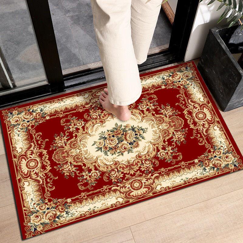 

Floral Mandala Rose Bohemia Flower Vintage Pattern Mat Elegant Decorative Non-slip Classic Carpet Rug Home Decor Indoor Mat 40X60CM