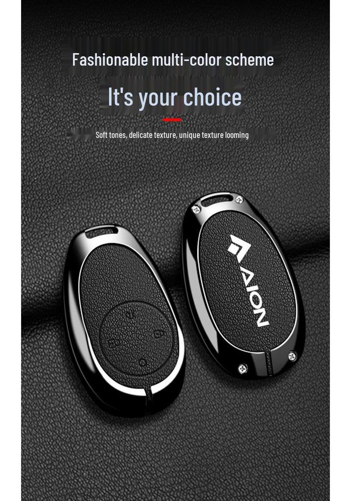 GAC AION Y Plus Key Case for 2021-2023 Models with Metal Buckle - Personalized Male Design