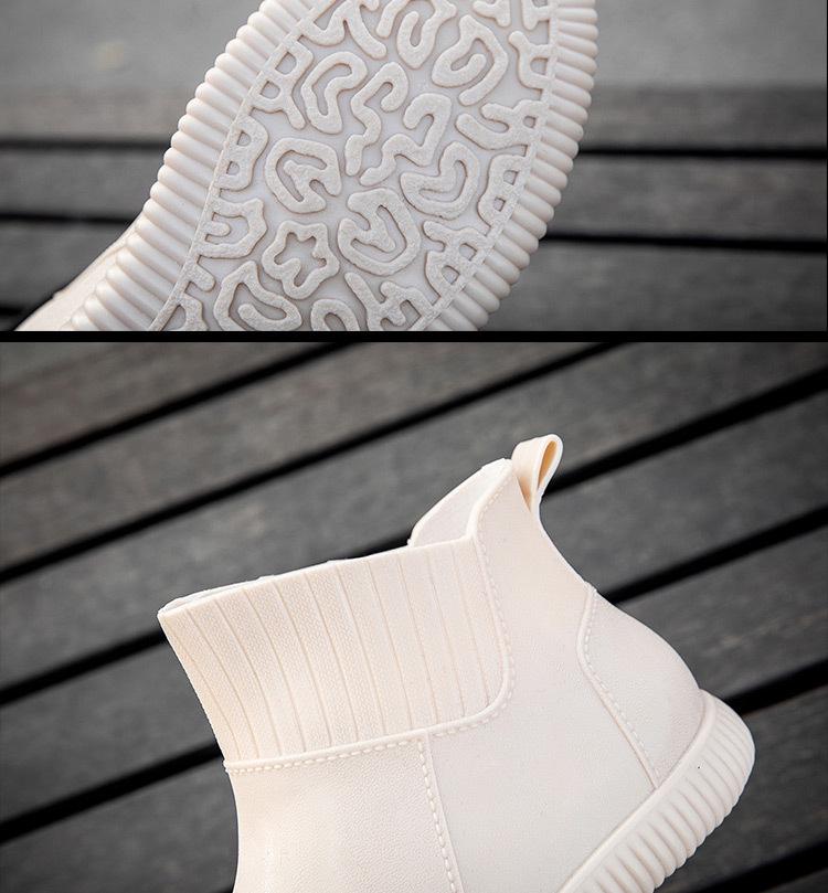 Women's Non-slip Waterproof Rubber Short Boots - Fashionable Korean Style Summer Rain Shoes
