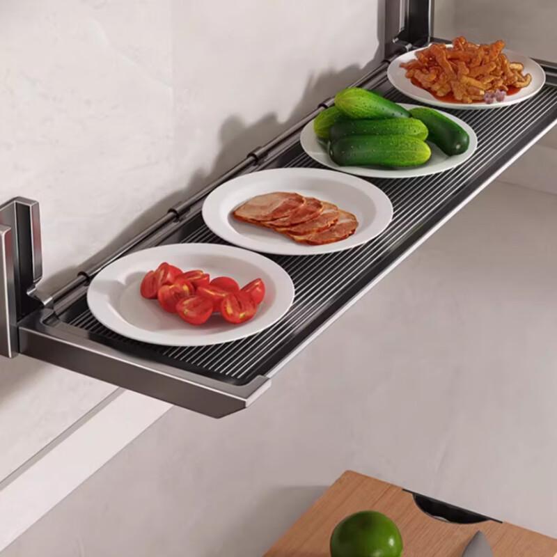 Foldable 3-Tier Kitchen Prep & Storage Rack
