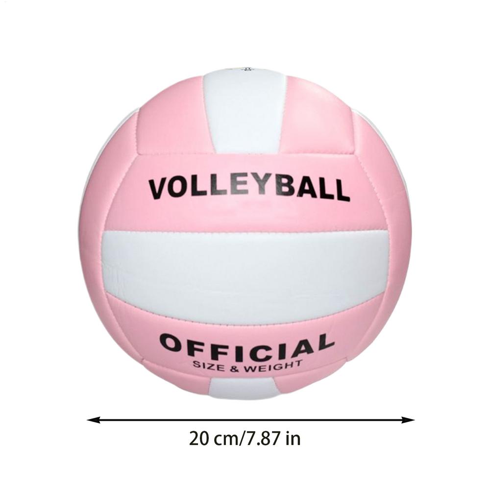 Sandvolleyboll Lagsport Träningsboll Slitstark Mjuk Volleyboll för Träning Träning Lagsport Inomhus Skola Park