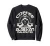 Coffee and Alaskan Malamute Dog Drinking Coffee Owner Lover Trainer
