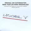 Aufkleber Heckemblem Performance Sport Roter Streifen Dekorationszubehör Performance Dekorative Aufkleber für Tesla Model 3 Y