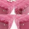Dior Lady Dior Medium Handbag Canage Pink Lambskin Women Used