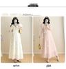 2026 Summer Korean Style Puff Sleeve Knee-Length Maternity Dress