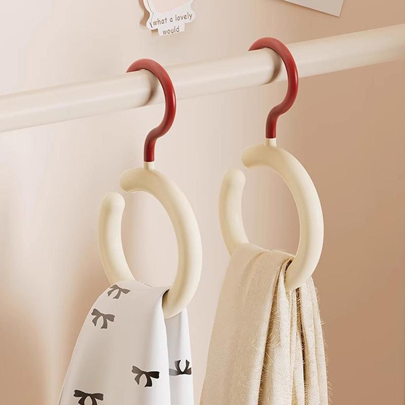 Dopamin Haken Multifunktional Drehbar Nicht Perforiert Schal Hut Tasche Aufhänger Kreisförmiger Schal Ausstellungsständer