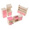 Furnishings Life Scene Pretend Play for Kids Doll House Furniture 1:12 Scale Realistic Model for Bedroom Dinning Room
