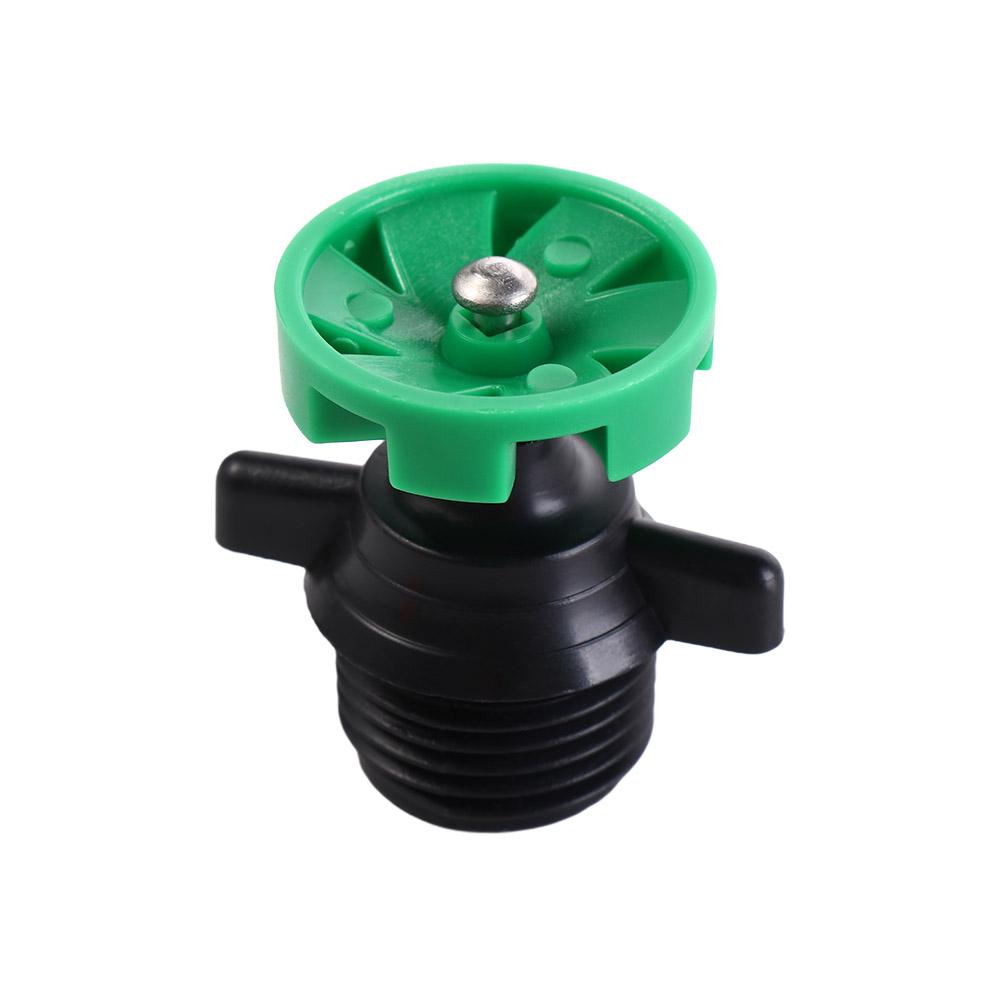 1/2 Inch Rotating Sprinkler Male Thread 360 Degree Irrigation Nozzle Automatic Middle Distance Turning Sprinkler Garden